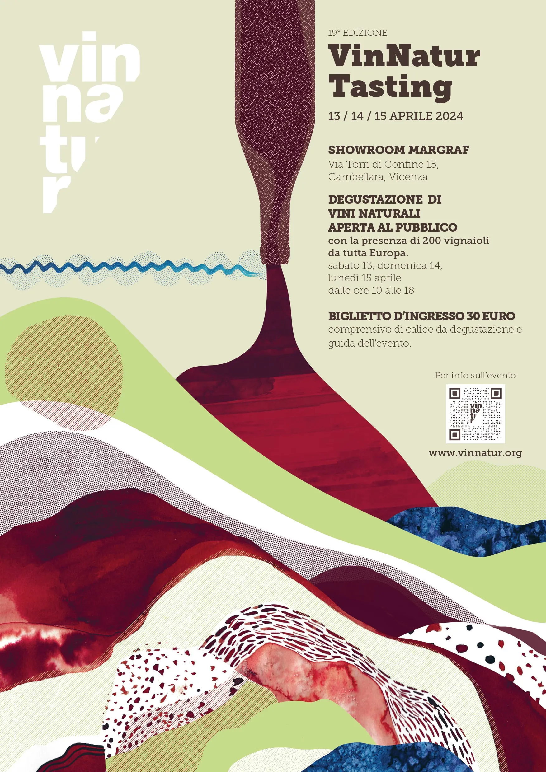 Invito alla fiera Vinnatur Tasting 2024