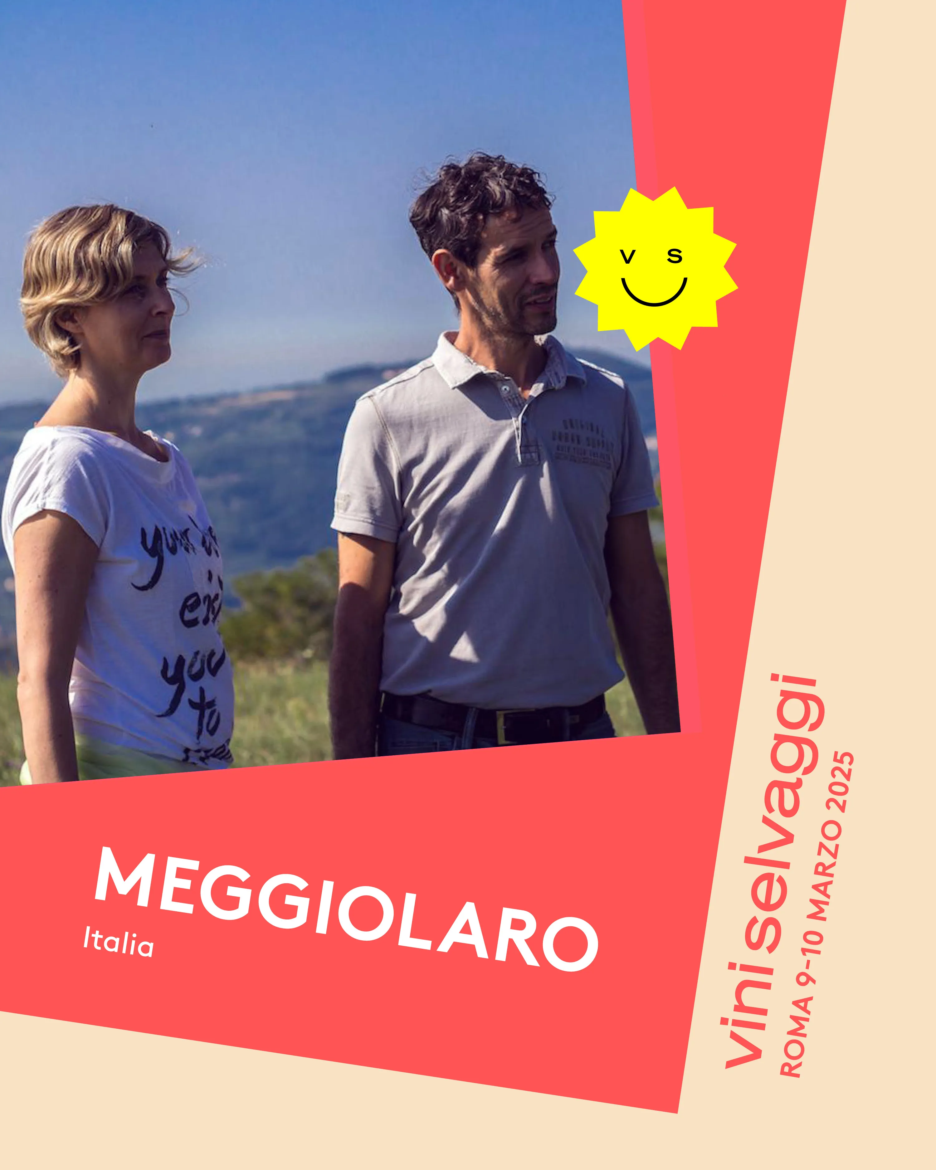 Cristiana e Riccardo a Vini Selvaggi 2025 